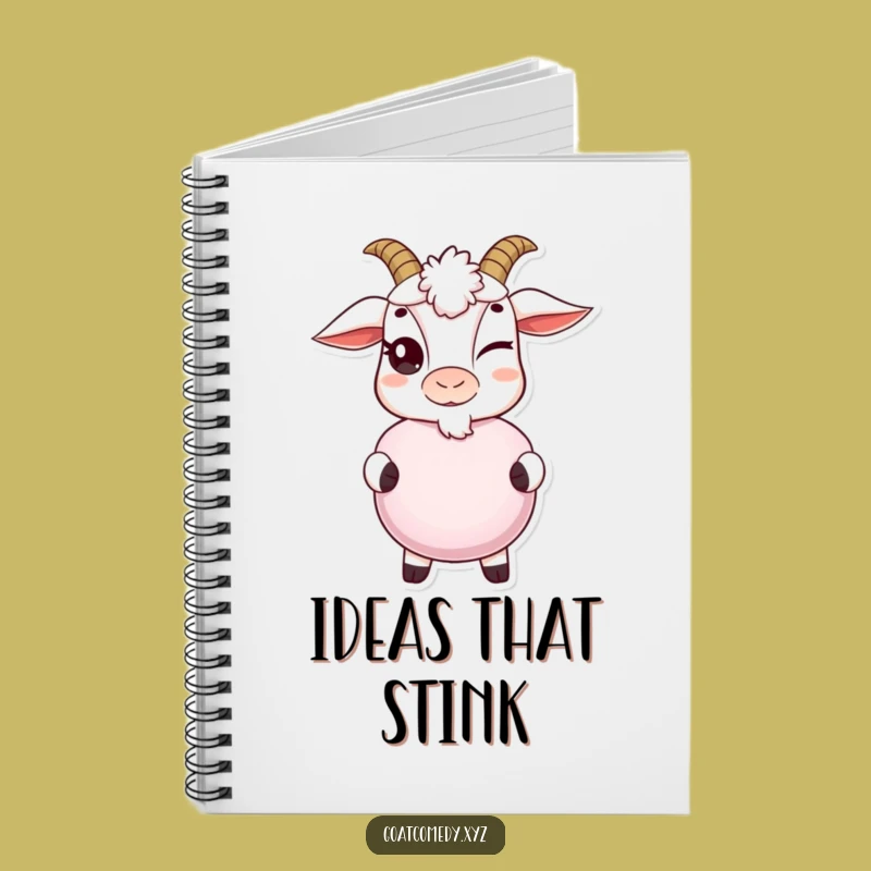 Funny Goat Whoopee Cushion Notebook: Jot Down Your Pranks, Hilarious Gift Idea