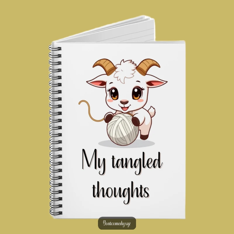 Funny Yarn Goat Notebook: Jot Down Ideas with this Hilarious Craft Journal