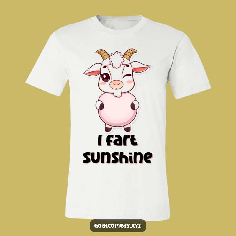 Funny Goat Whoopee Cushion T-Shirt: Wear Your Mischief with This Hilarious Tee
